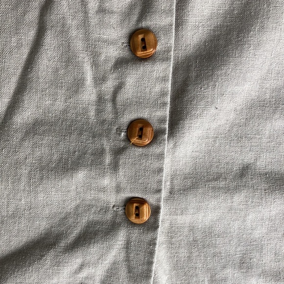 Christopher & Banks Wrinkle Free Linen Blend Coastal Grandma Maxi Skirt, 10 - Picture 9 of 10